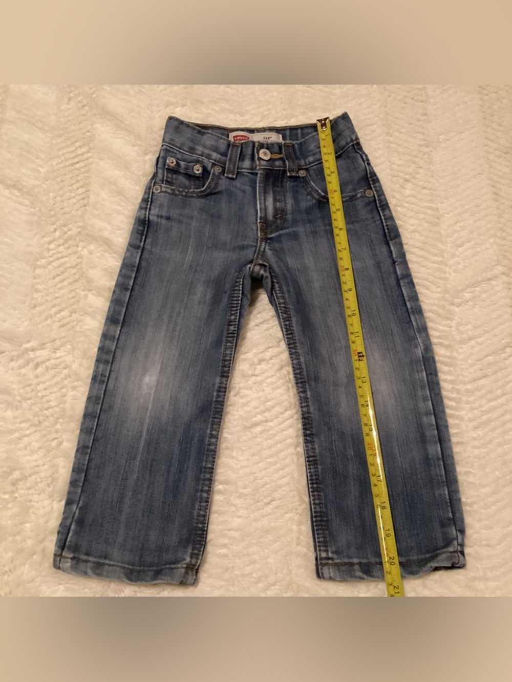 Vintage Style Levi’s 514 Distressed Slim Straight Western Work Jean 2T Jeans